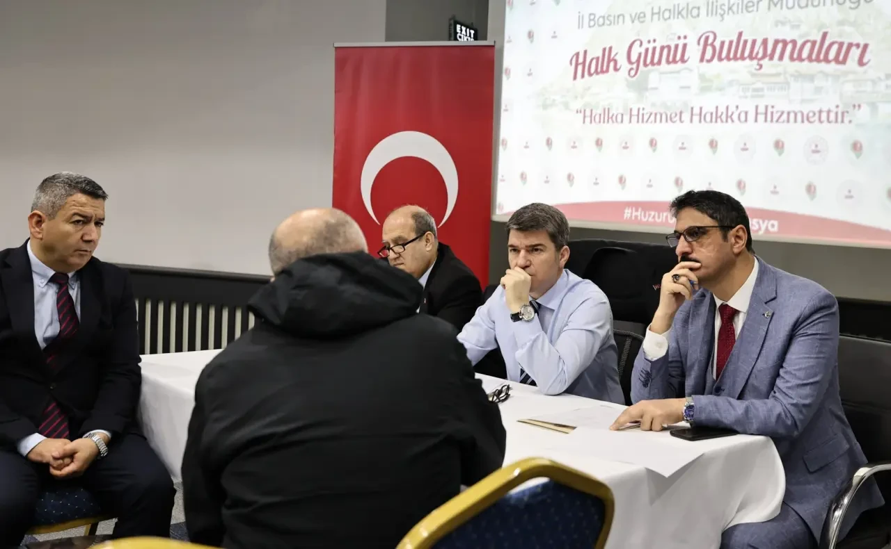 Amasya’da Vatandaş-Vali Buluşması 1