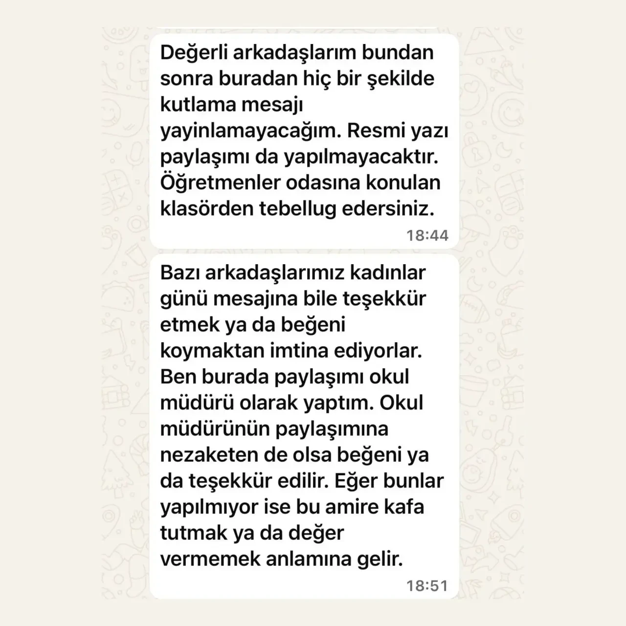 “Beğenmediniz” Diye Yazı Gönderdi, Görevden Alındı 3