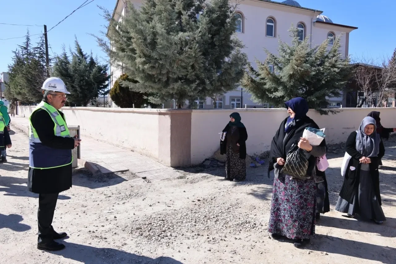 Merzifon’da Yeni Şebekeden İlk Su Verildi 4