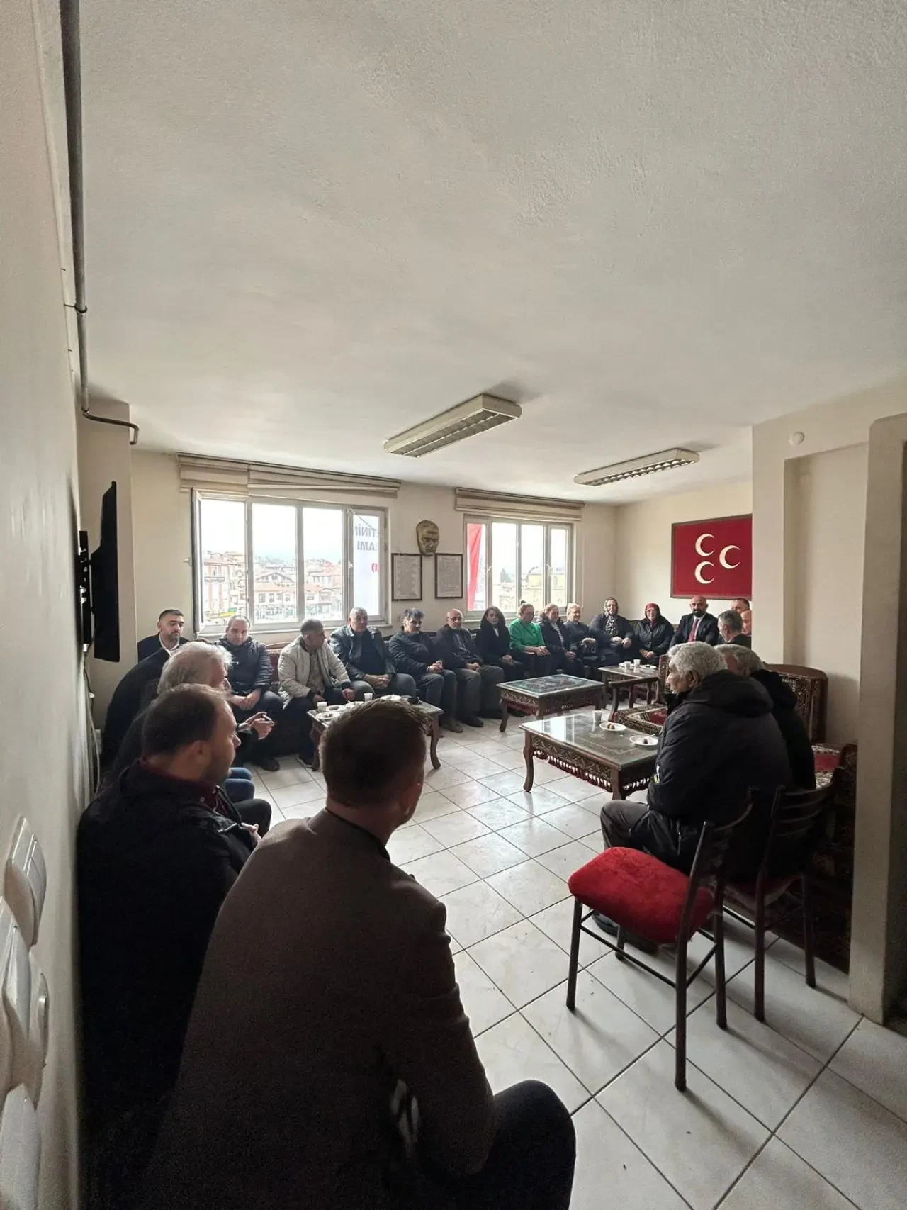 Merzifon'da Ülkücüler Bayramlaştı 3