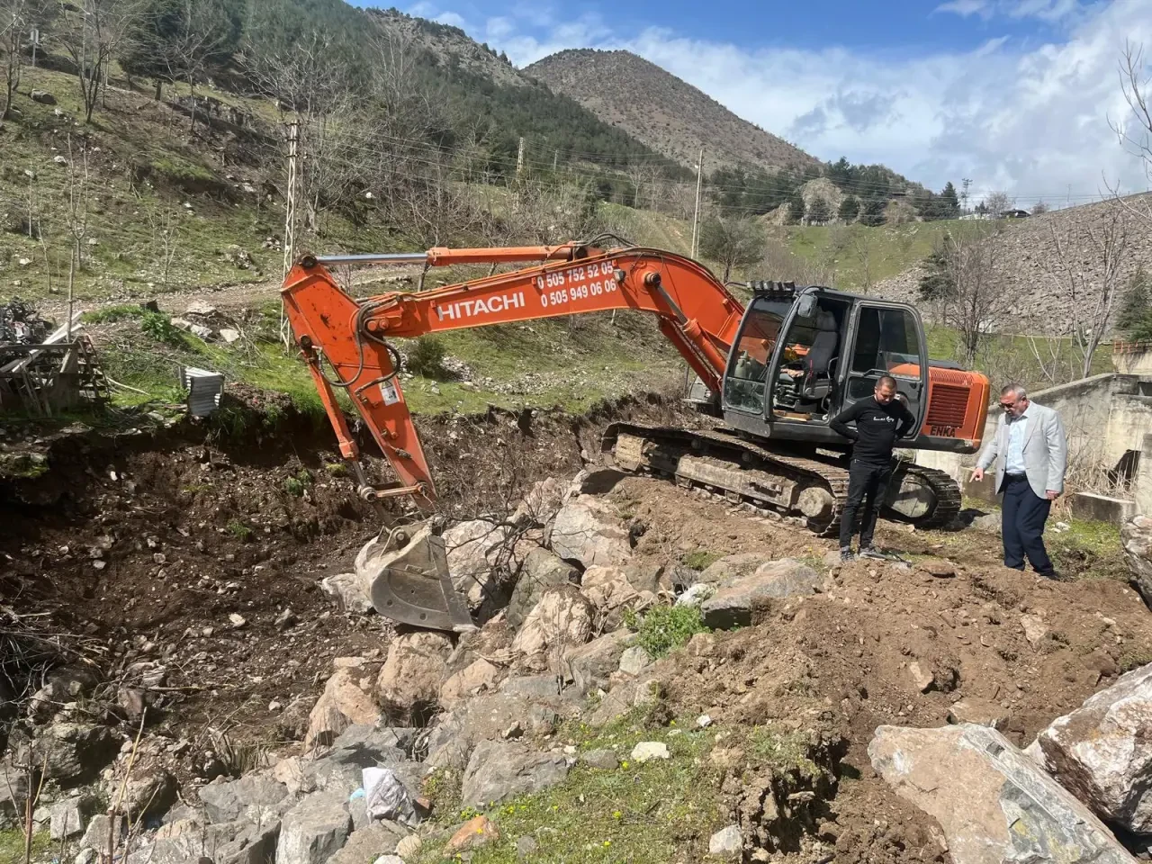 Amasya’da  Dere Islahı Çalışmaları Başladı 2