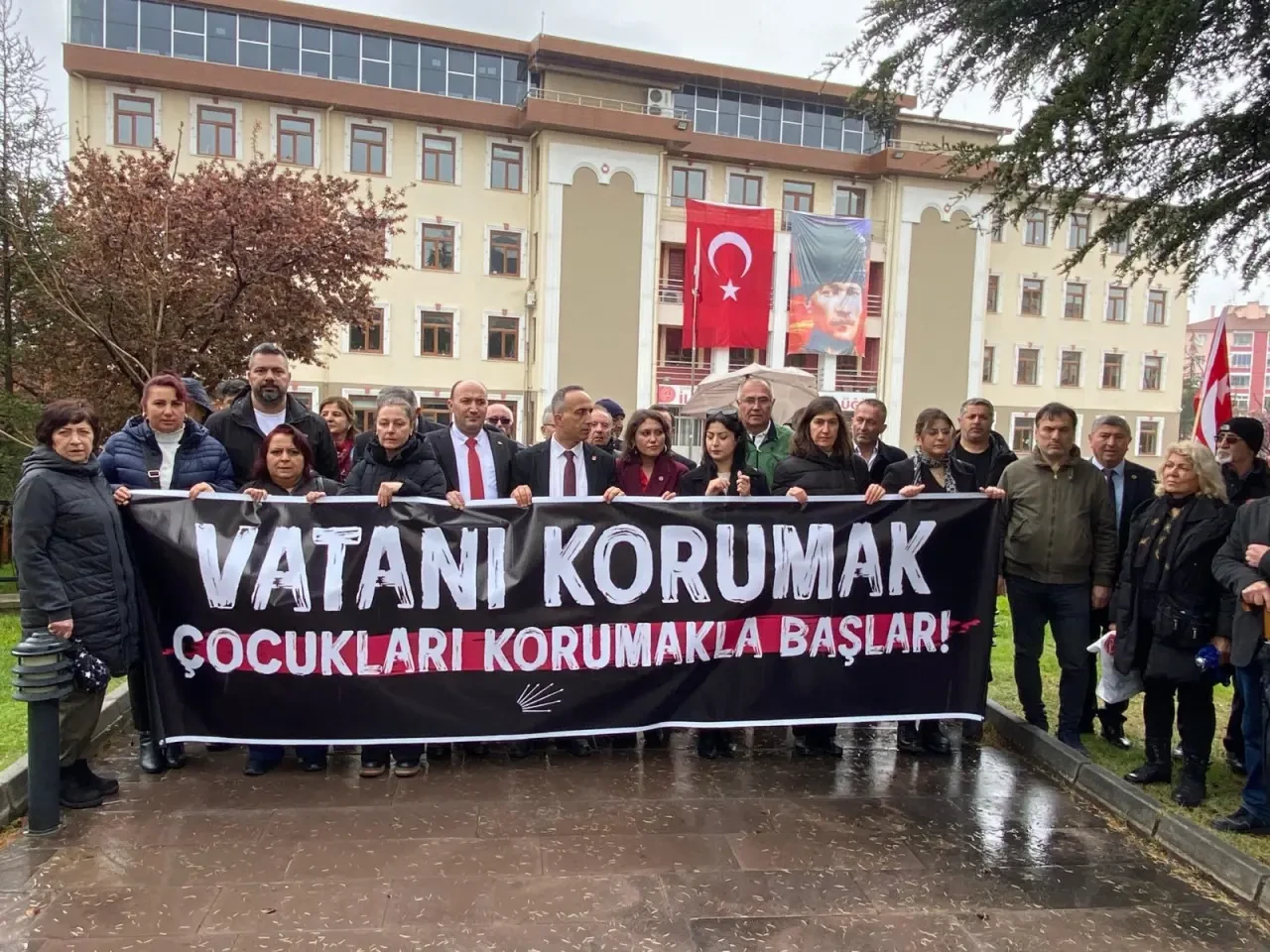 Çorum’da CHP’den Sessiz Yürüyüş 1