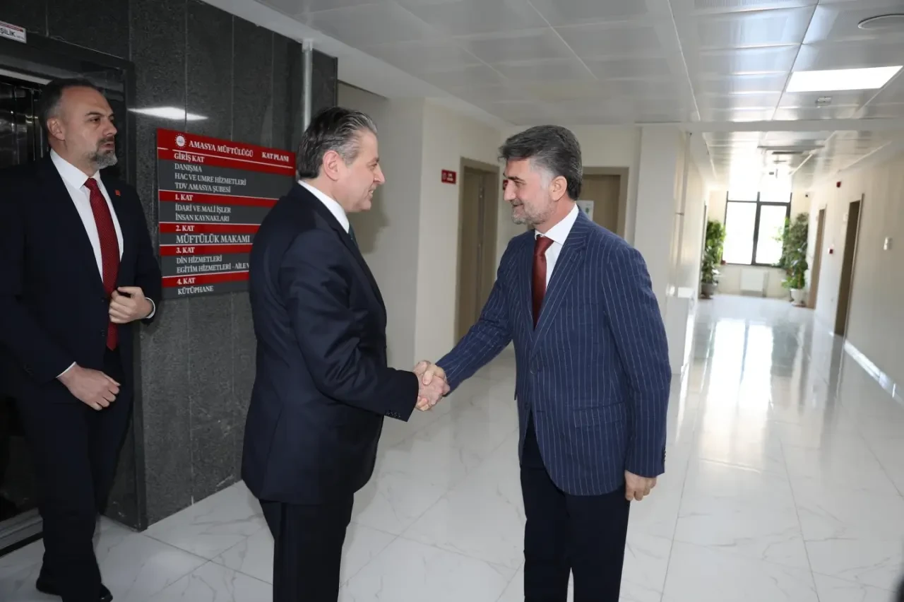 Amasya CHP Heyeti Müftülükte 1