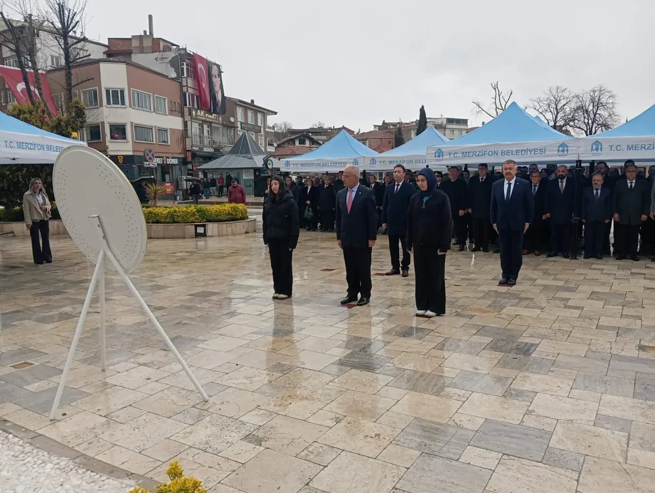 Merzifon’da 23 Nisan Coşkusu Çelenk Töreniyle Başladı 2