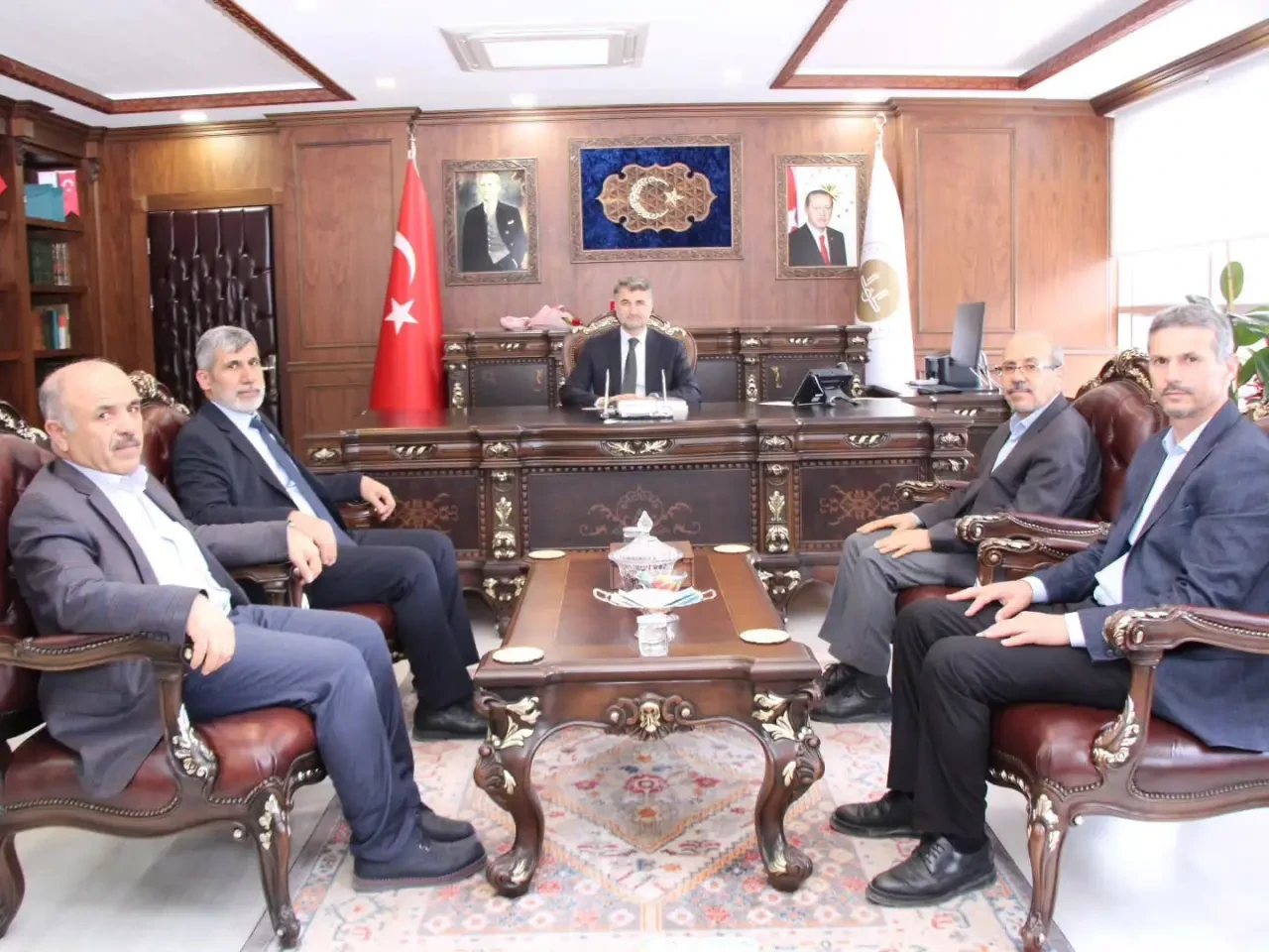 Amasya Müftüsü Yavuz Misafirlerini Ağırladı 5