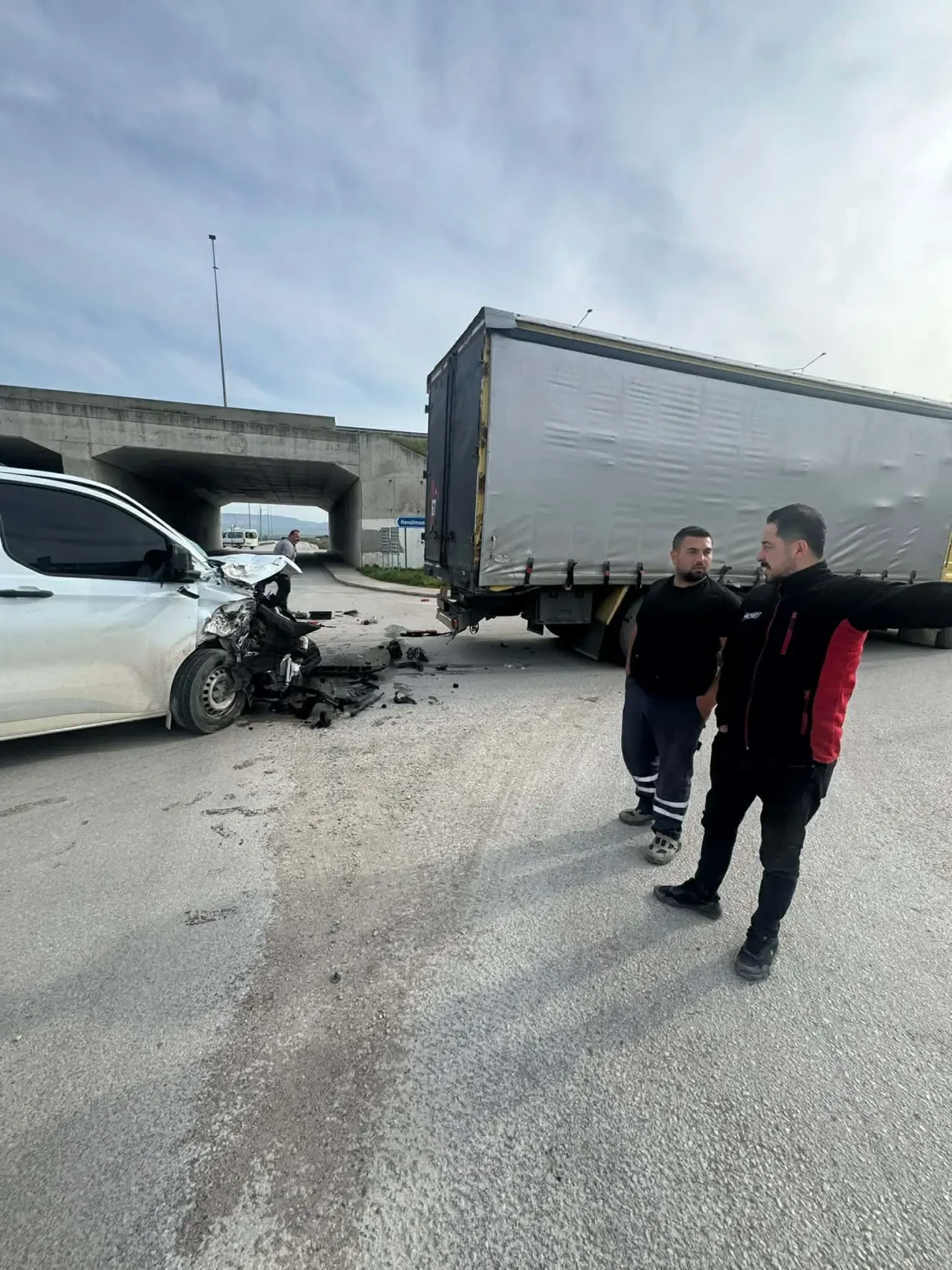 Merzifon Havalimanı Yolunda Kaza: 1 Yaralı 2