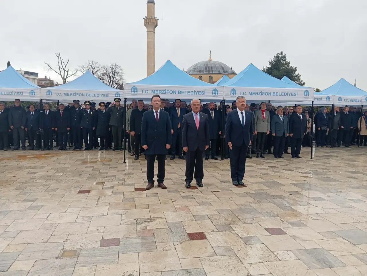 Merzifon’da 23 Nisan Coşkusu Çelenk Töreniyle Başladı 4