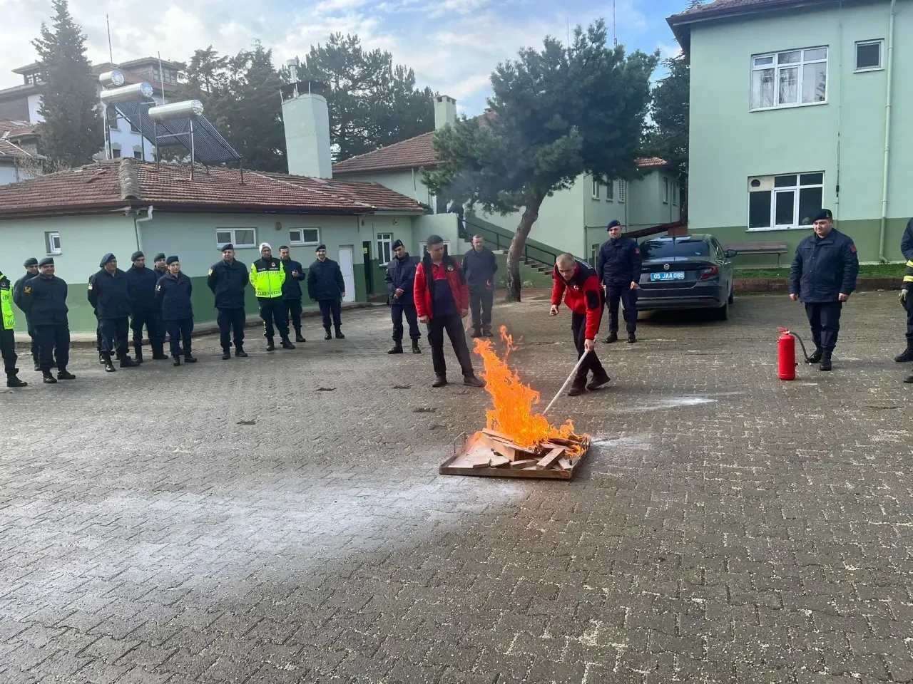 Merzifon’da Askere Yangın Eğitimi 4