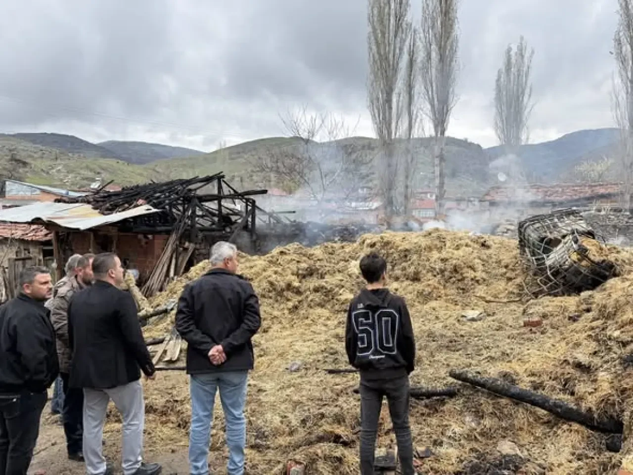 Merzifon Gençleri Yangın Sonrası Birlik Güç Oldu 1