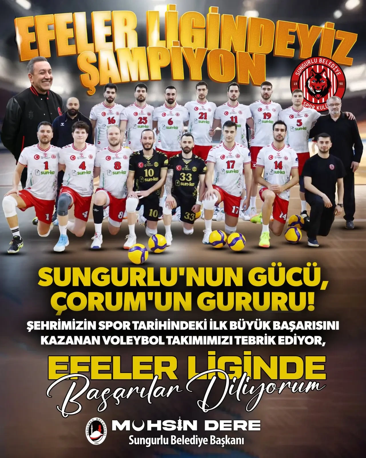 Sungurlu Tarih Yazdı: Belediyespor Efeler Ligi’nde! 1