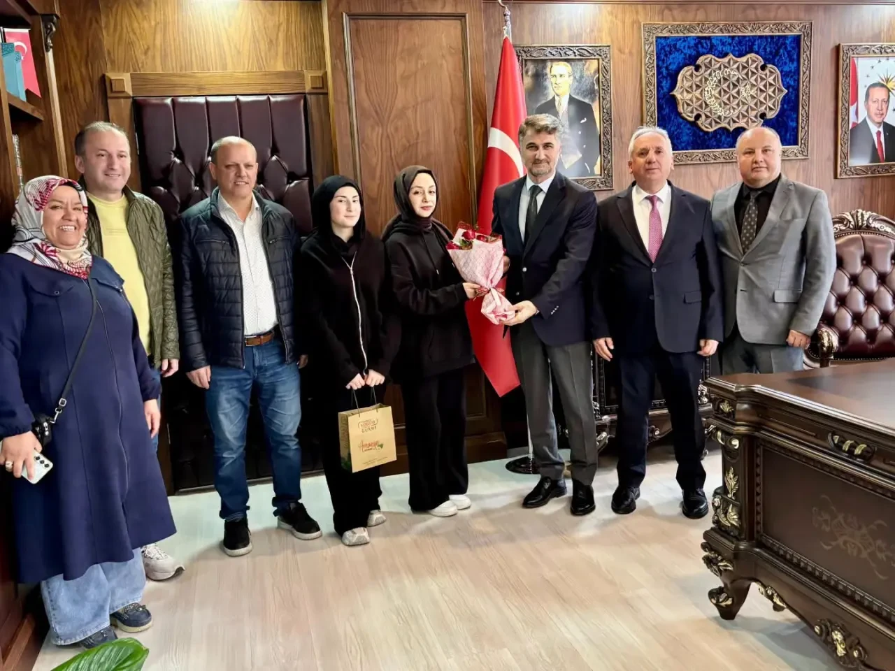 Amasya Müftüsü Yavuz Misafirlerini Ağırladı 1