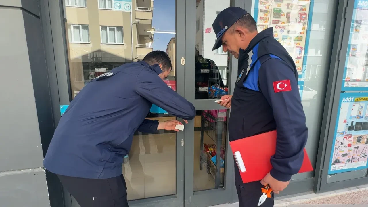 Çorum’da Zincir Market Mühürlendi 3