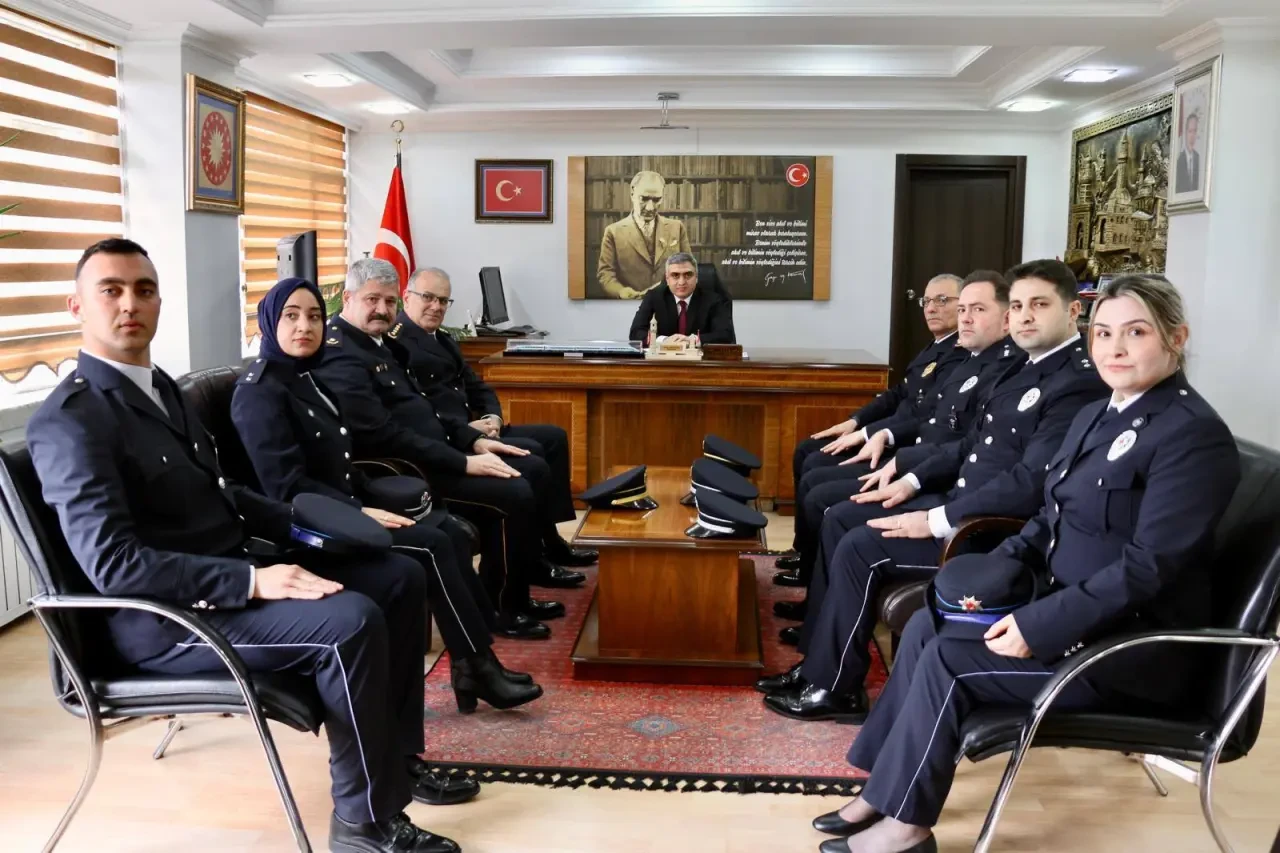 Emniyetten Kaymakam Karaaslan’a Ziyaret 1