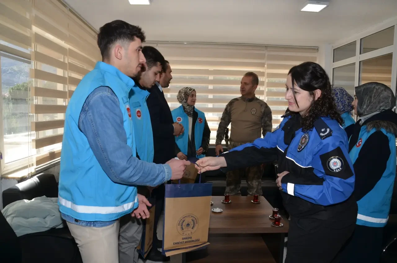Amasya Emniyet Müdürlüğü Misafirlerini Ağırladı 7