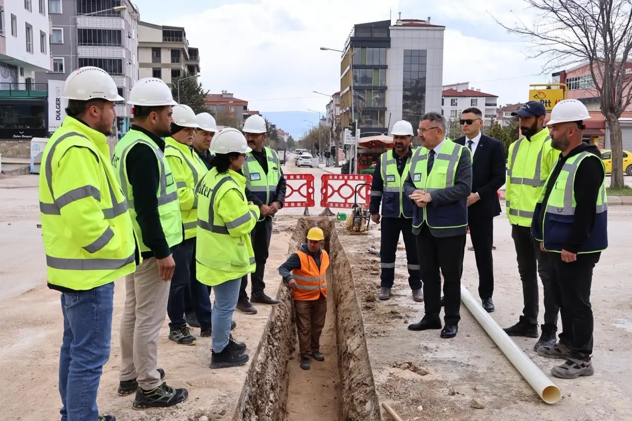 Merzifon’da 70 Kilometrelik Hat Tamamlandı, Sırada Asfalt Var 1
