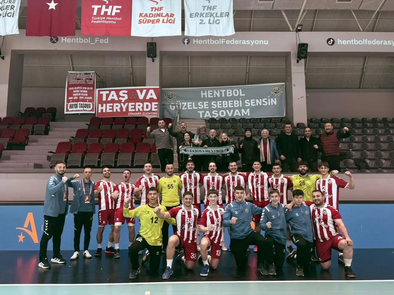 Hentbolda Amasya Rüzgarı: Taşova Belediyesi 1. Lig’e Yükseldi! 2