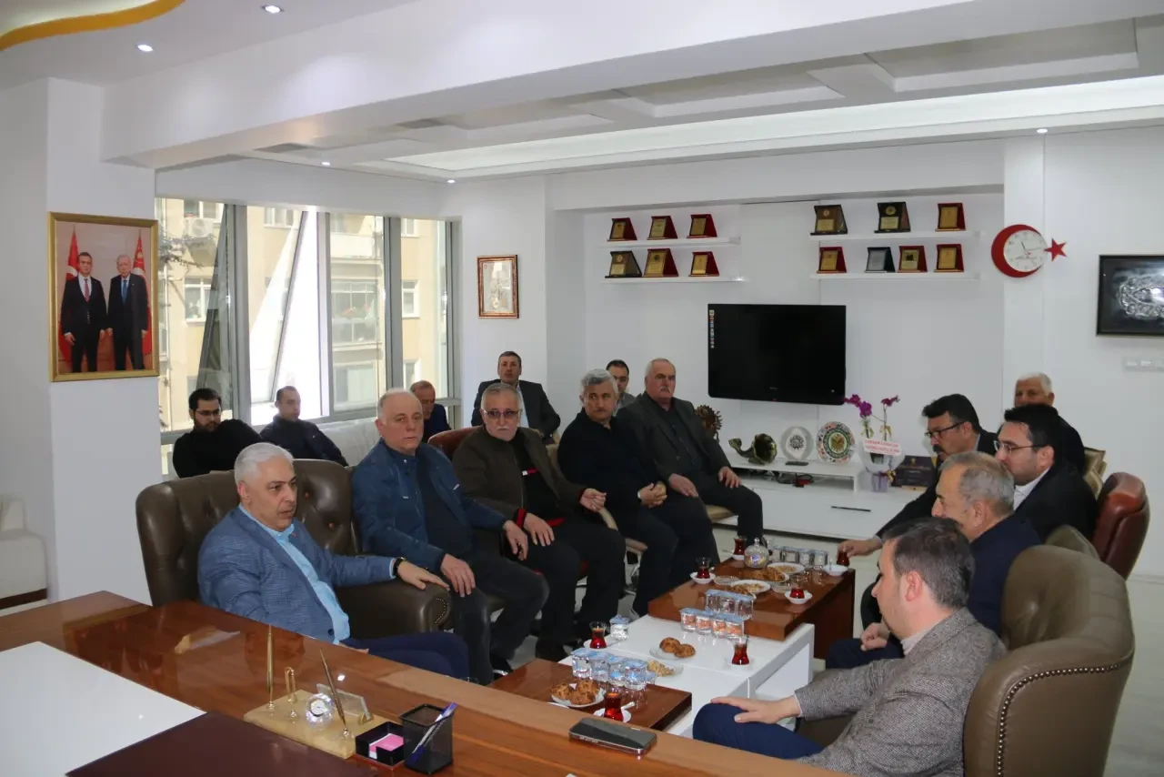 Başkan Uzun MKYK Üyesi Özerol’u Ağırladı 3