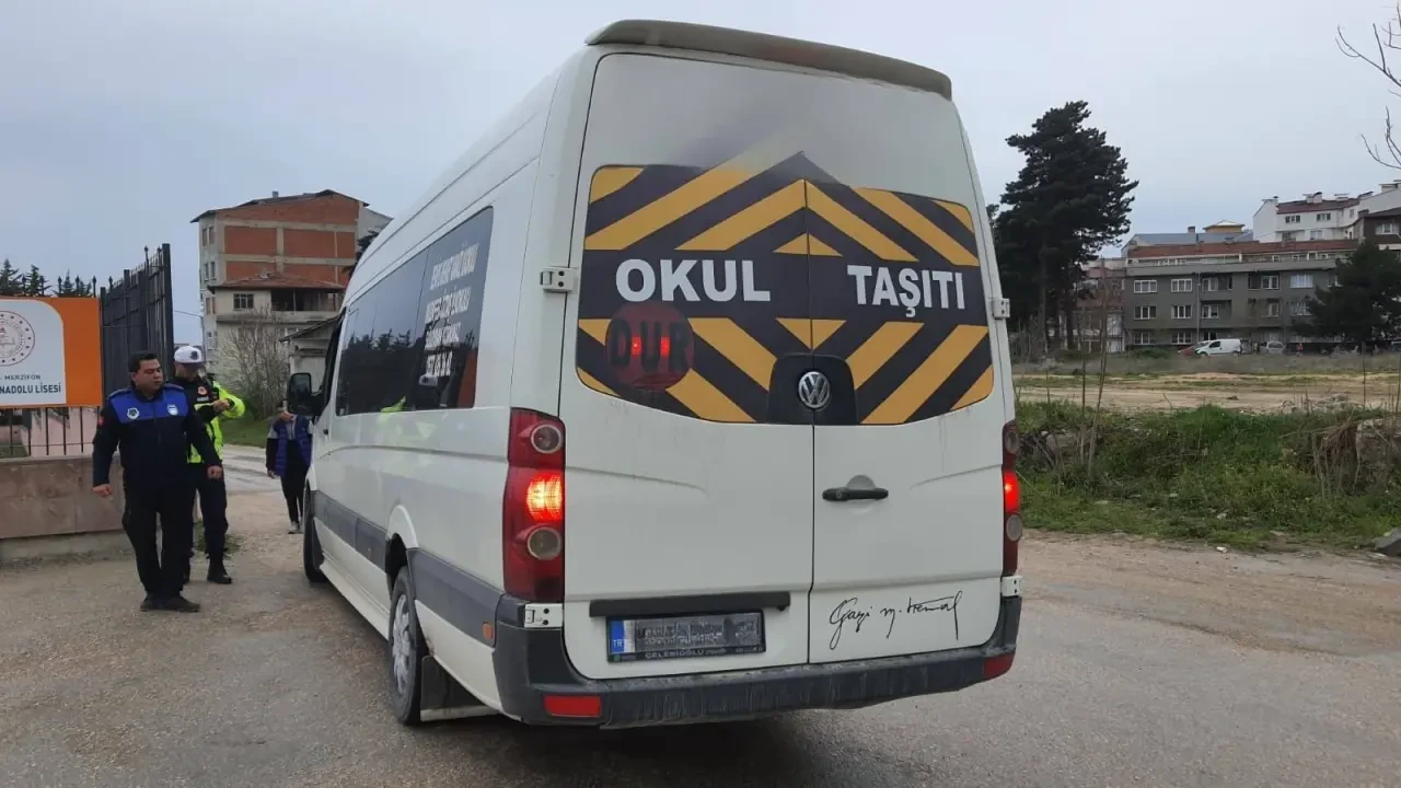 Merzifon’da Okul Servislerine Büyük Kontrol! 1