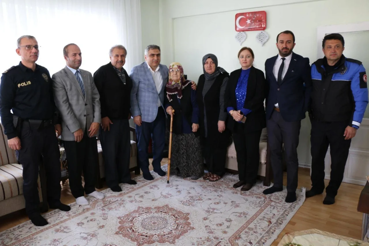 Kaymakam Karaaslan’dan Şehit Ailelerine Anlamlı Ziyaret