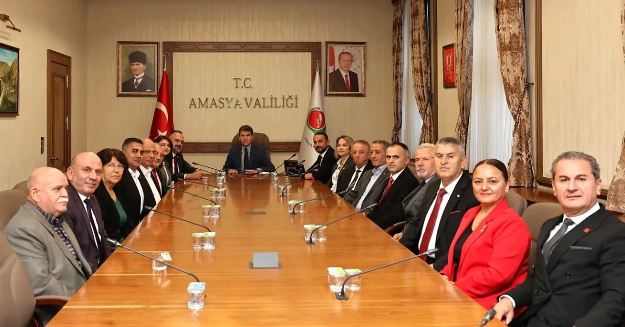 CHP Heyetinden Amasya Valisi Önder Bakan’a Ziyaret