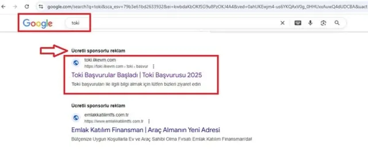 Dolandırıcıların Yeni Yöntemi: TOKİ 2025 Başvurusu