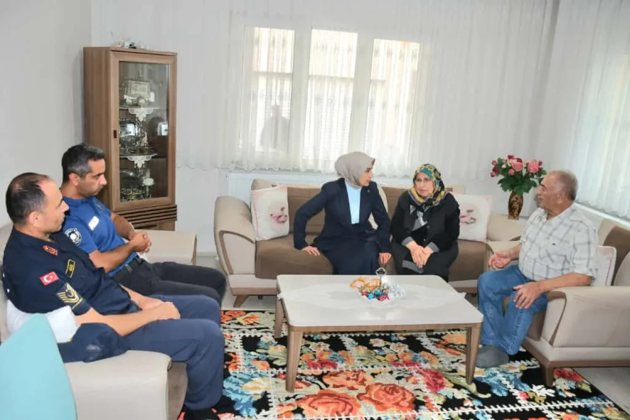 Kaymakam Güneş’ten Gazilere Ziyareti