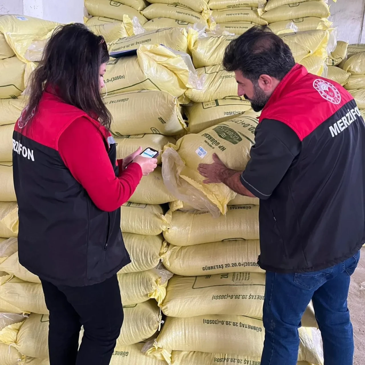 Merzifon’da Gübre Denetimi Yapıldı