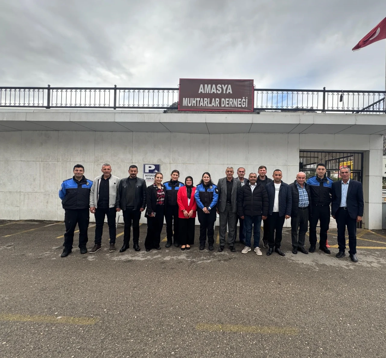 Amasya Emniyet Müdürlüğü’nden Muhtarlar Derneğine Ziyaret