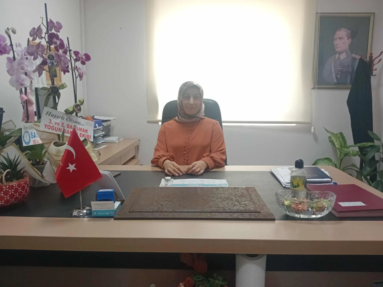 Özlem Sarı Görevine Başladı