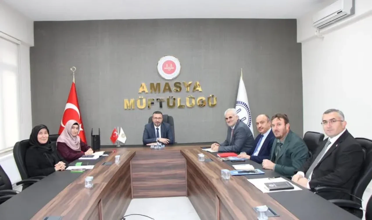Amasya İl Müftülüğü’nde İstişare Toplantısı Gerçekleştirildi