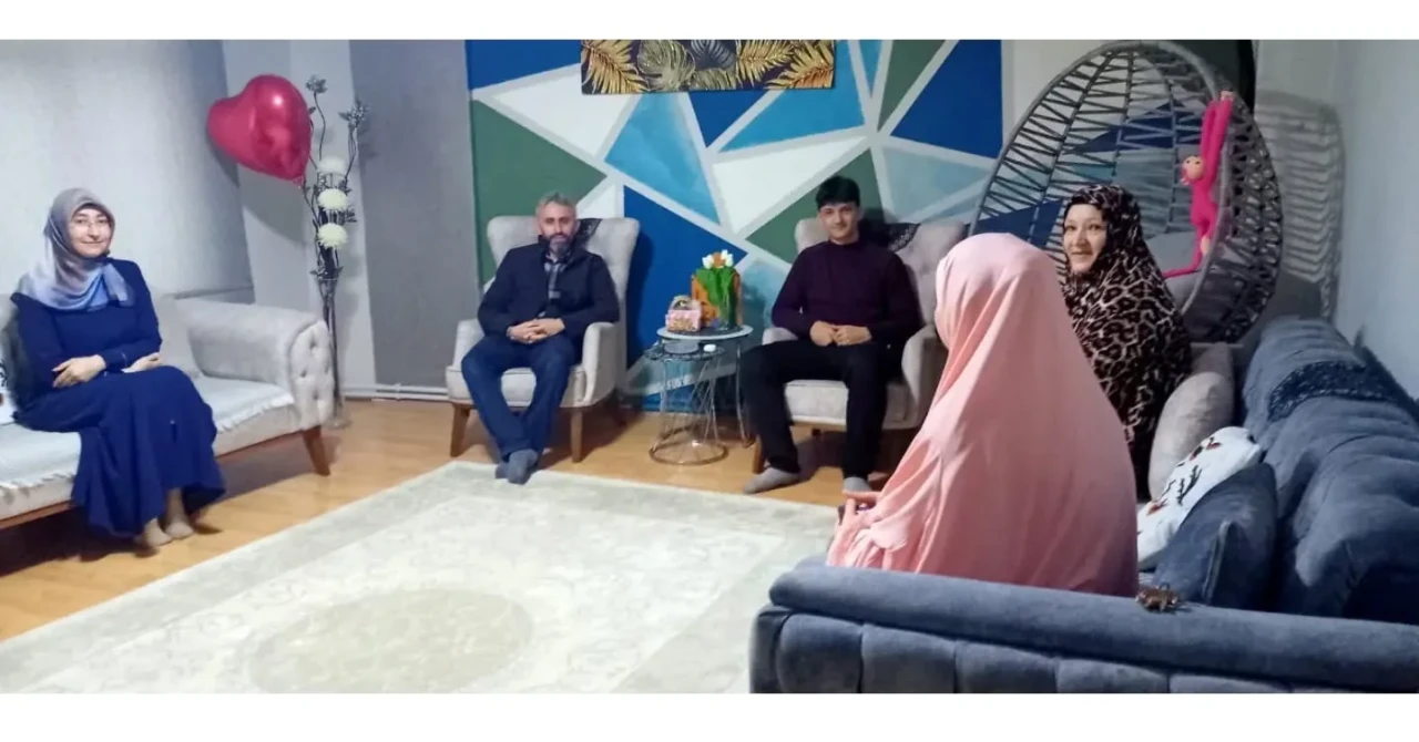 Merzifon Müftülüğünden Suriyeli Aileye Kardeşlik Ziyareti