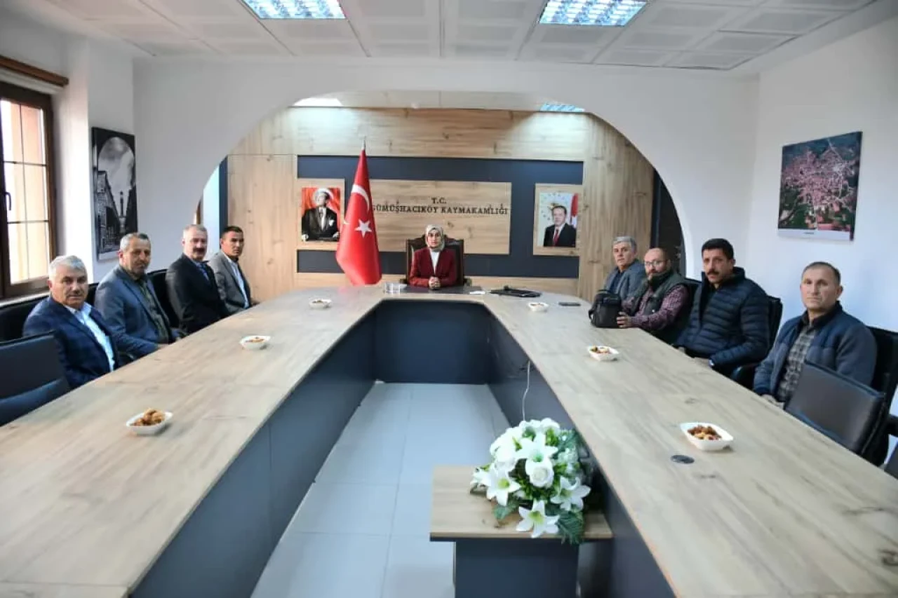 Muhtarlardan Kaymakam Güneş’e Ziyaret