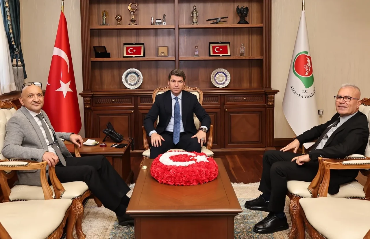 Denetim Heyeti Amasya’da Vali Bakan’la Buluştu