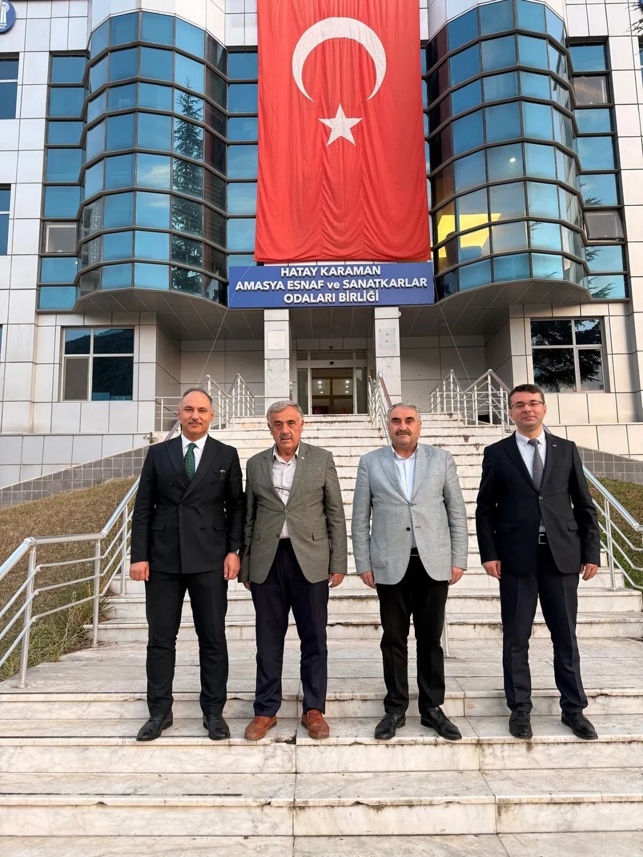 Amasya’da Esnaf Odaları Arasında Nezaket Ziyareti