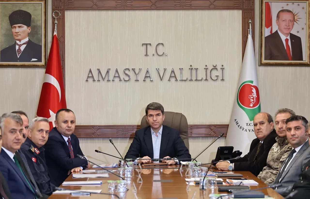 Amasya’da Kış Trafiği İçin Önlem Zirvesi Yapıldı