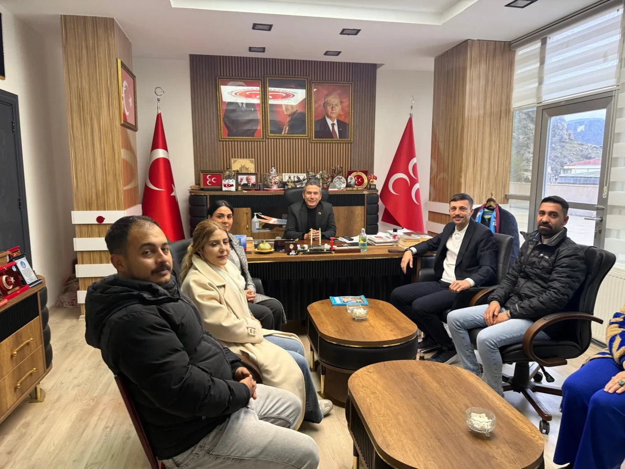 MHP Amasya İl Başkanlığı’na Ziyaret