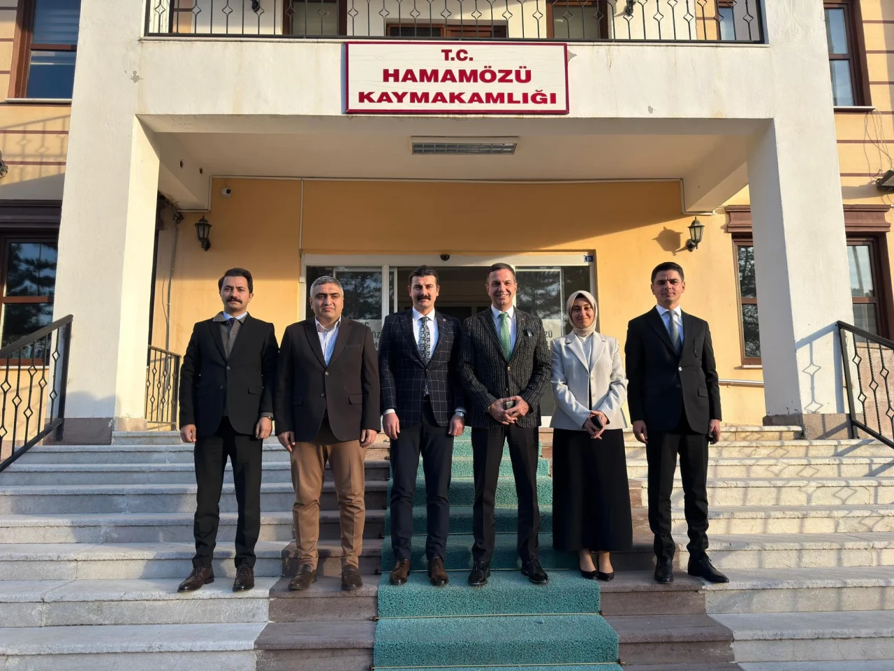 Yeni Kaymakama Meslektaşlarından Ziyaret