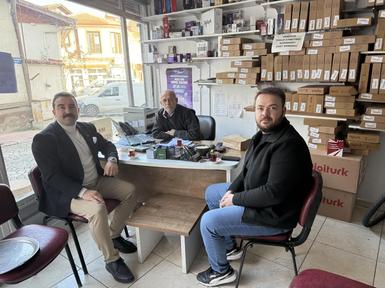 Gençlerden Muhtar Mert’e Ziyaret