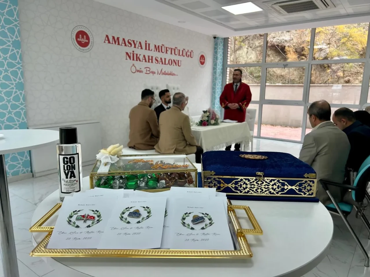 TDV Amasya Şubesi Yetim Bir Genç Çifte Destek Oldu