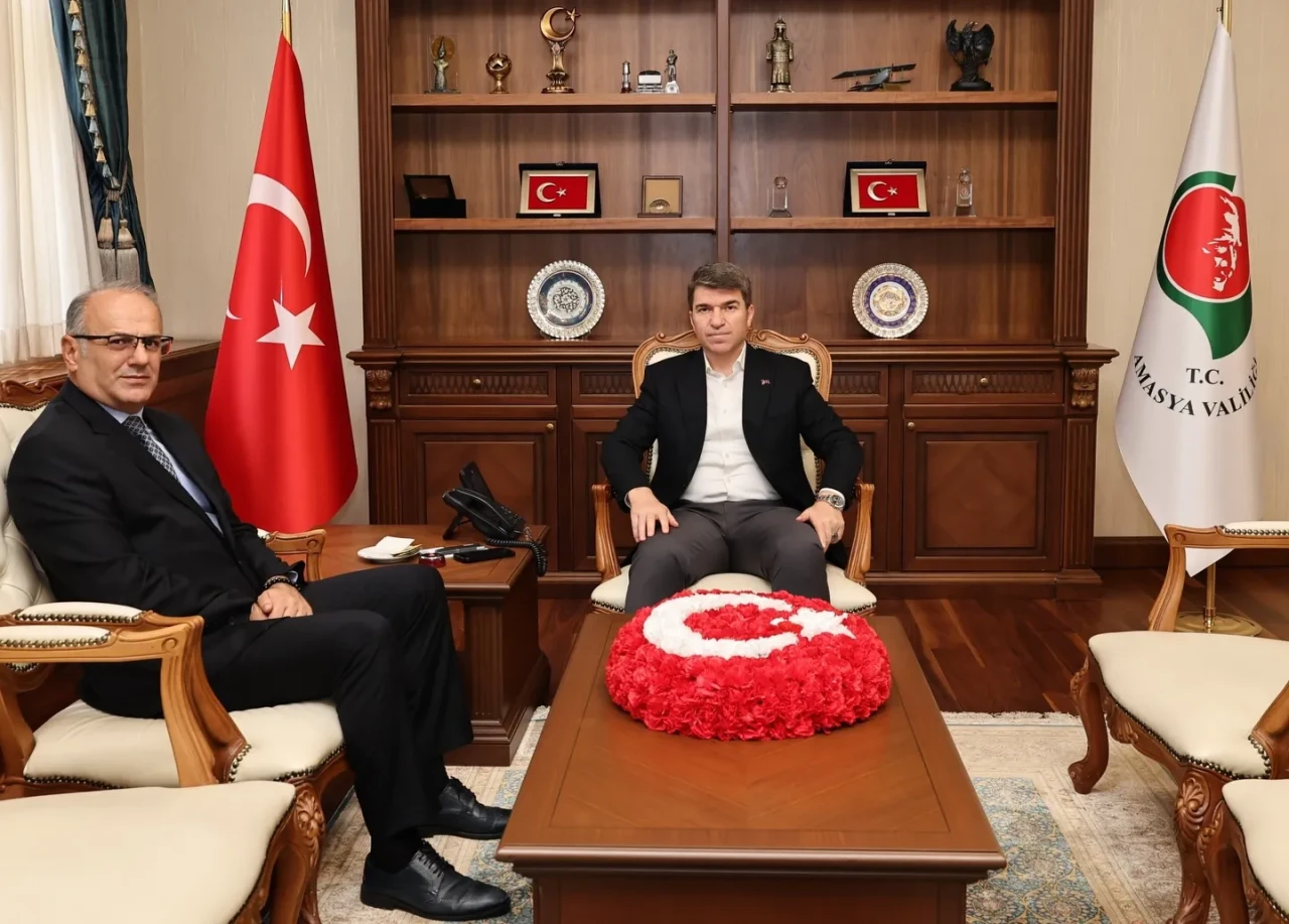 Merzifon POMEM Müdürü Göreve Başladı, İlk Ziyaret Vali'ye