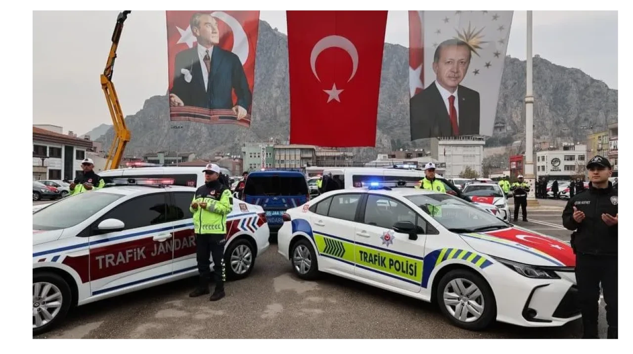 Güvenliğe Güçlü Destek: Merzifon Emniyet ve Jandarma’ya 12 Yeni Araç