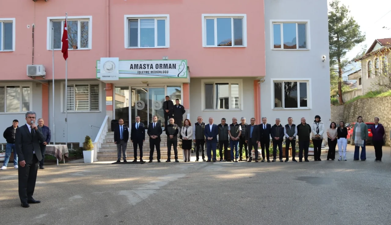 Amasya Orman Bölge Müdürlüğü’nde Bayramlaşma Töreni Düzenlendi