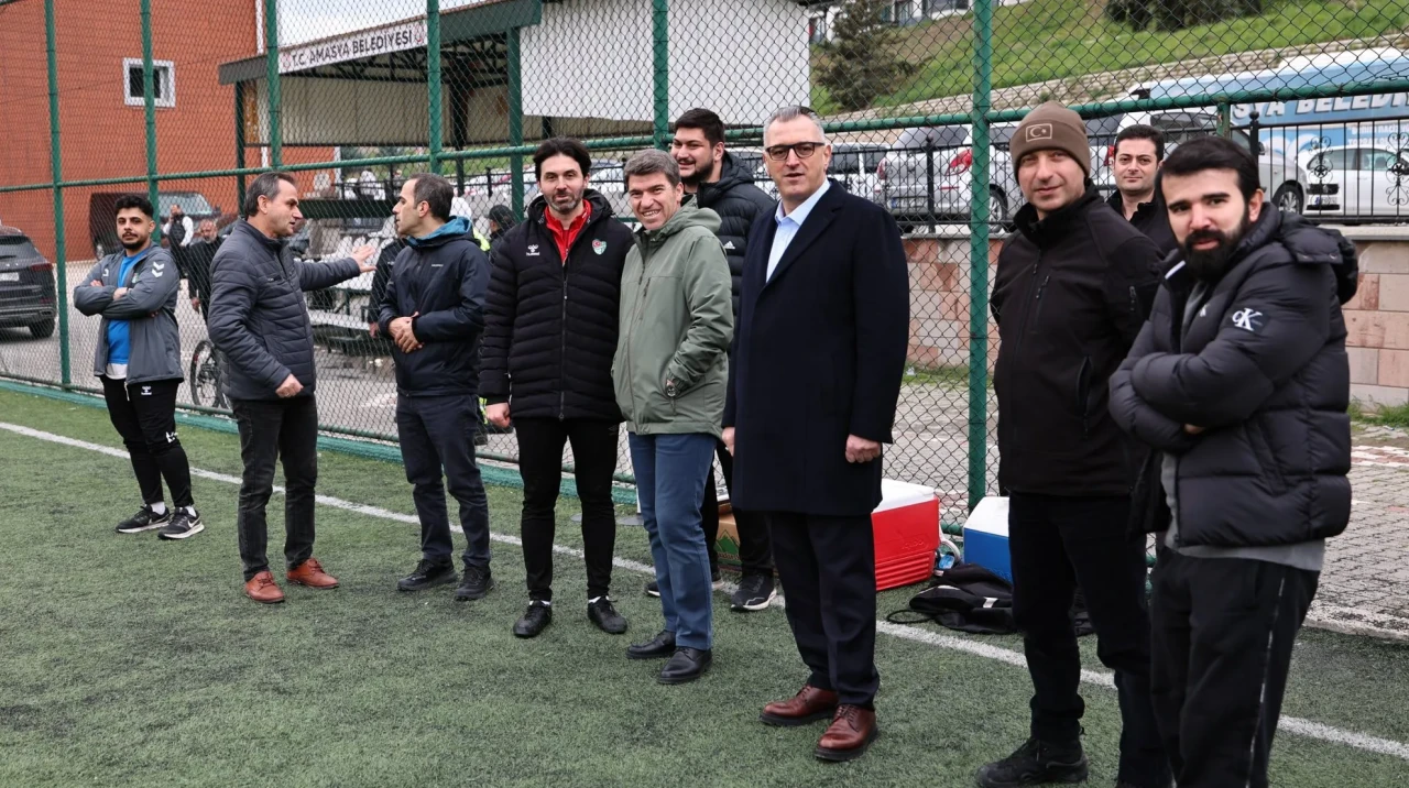 Amasyaspor’a Protokol Desteği: “Şehrin Gururusunuz”