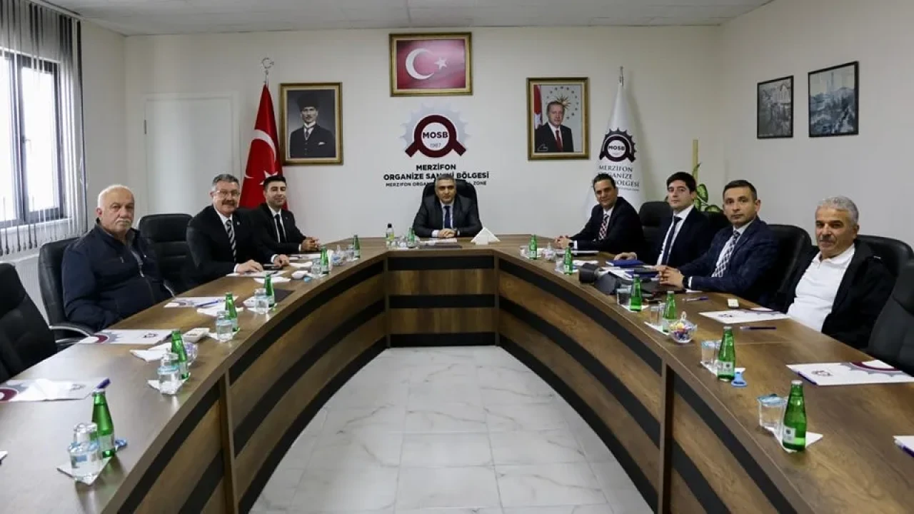 Merzifon’da OSB Yönetim Kurulu Toplandı
