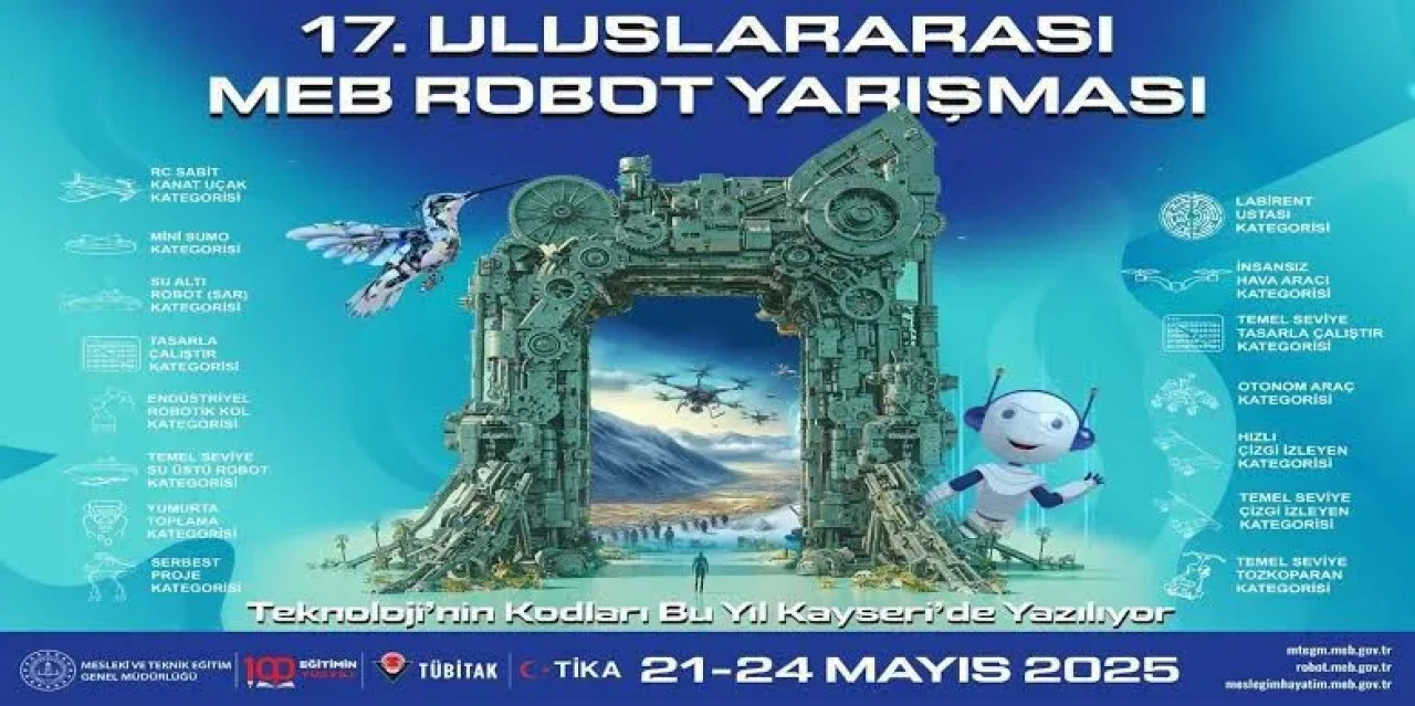 Şehit Ferhat Ünelli BİLSEM’den 17. Uluslararası MEB Robot Yarışması’na Katılım Gururu
