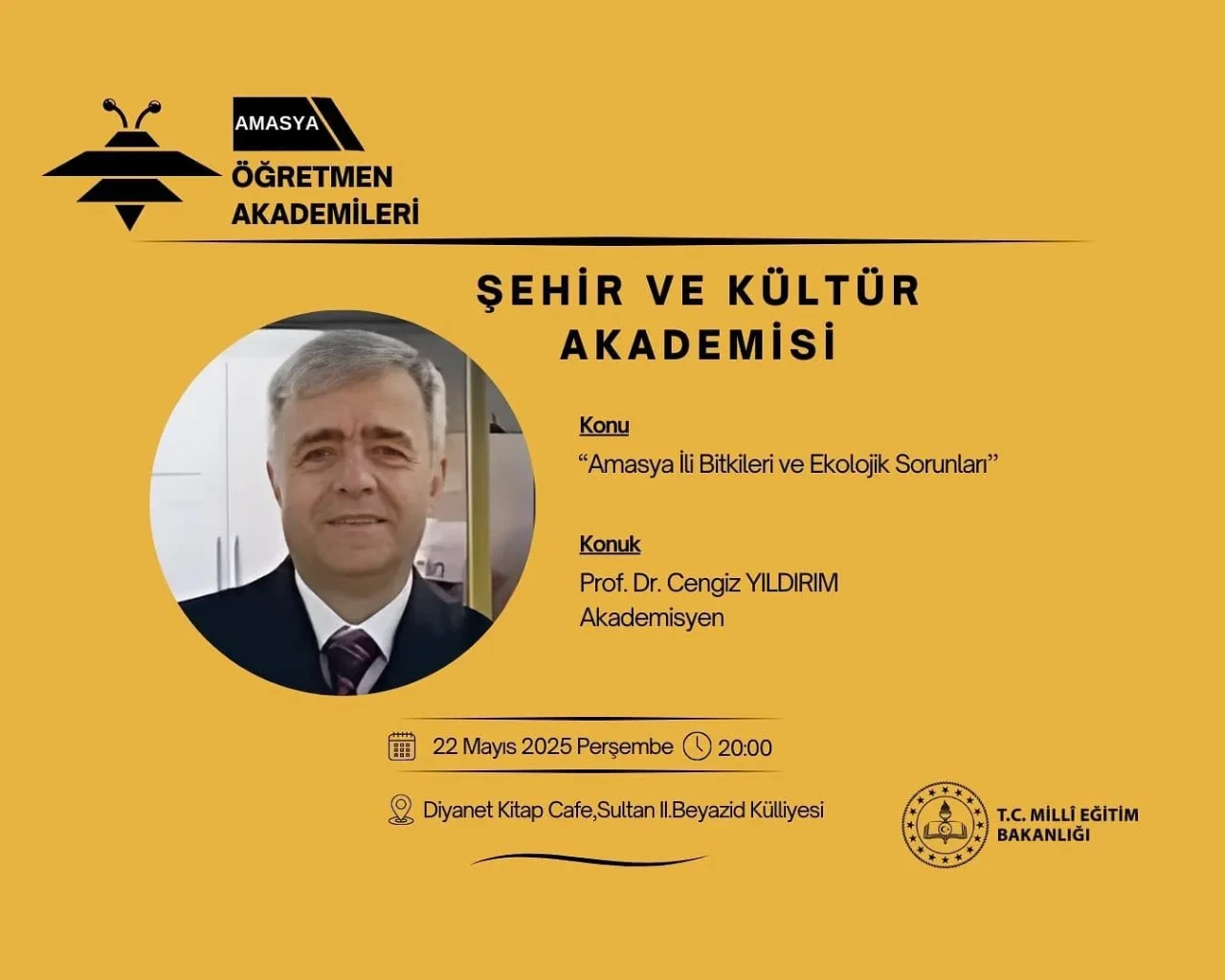 Amasya’nın Doğası, Şehir ve Kültür Akademisi’nde Masaya Yatırılacak