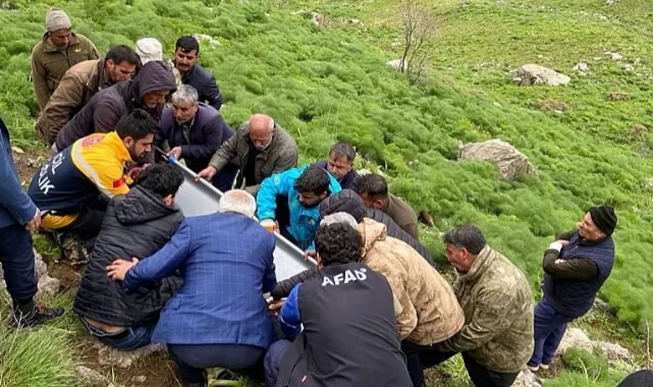 Bitki toplarken yüksekten düşen yaşlı adam hayatını kaybetti