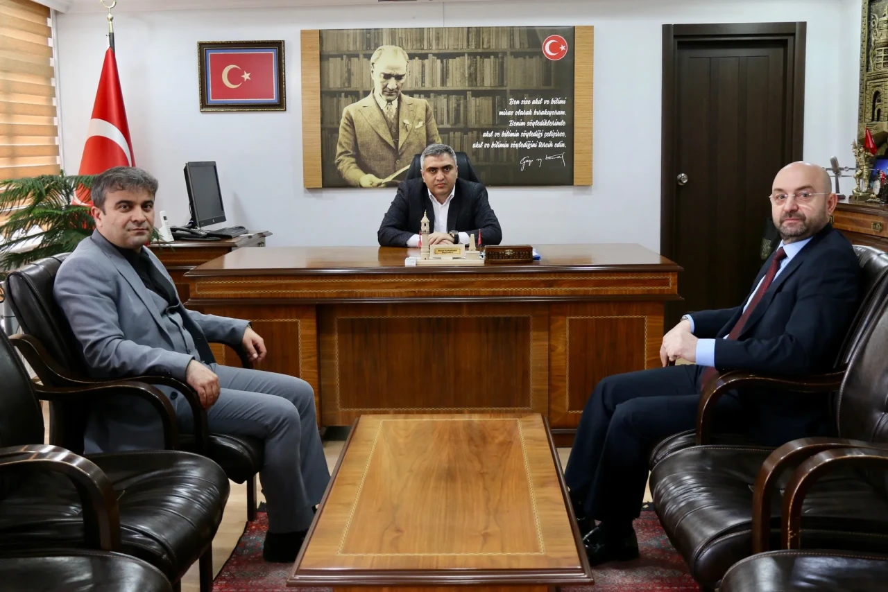 SGK Haftası Kapsamında Merzifon Kaymakamı Ahmet Karaaslan’a Ziyaret
