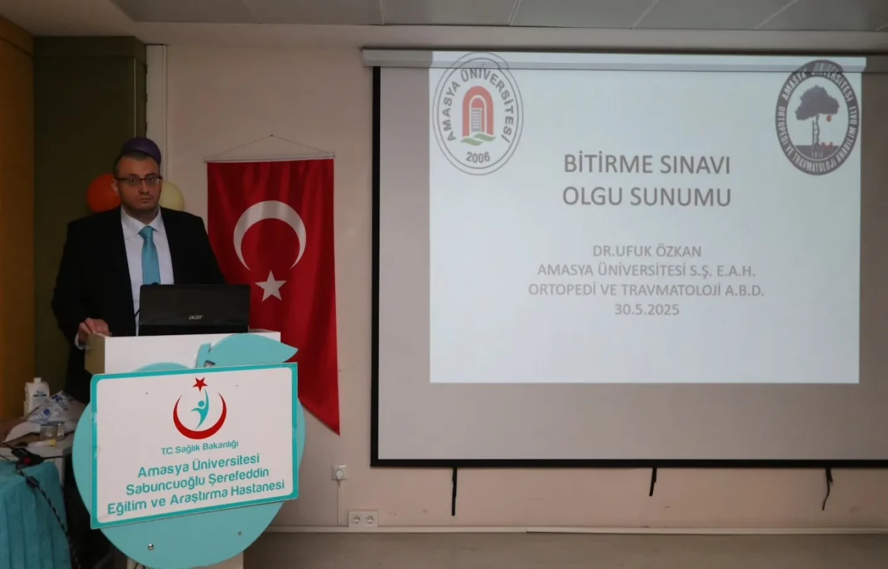 Amasya'da Uzmanlık Gururu: Arş. Gör. Ufuk Özkan Hekimliğe İlk Adımını Attı
