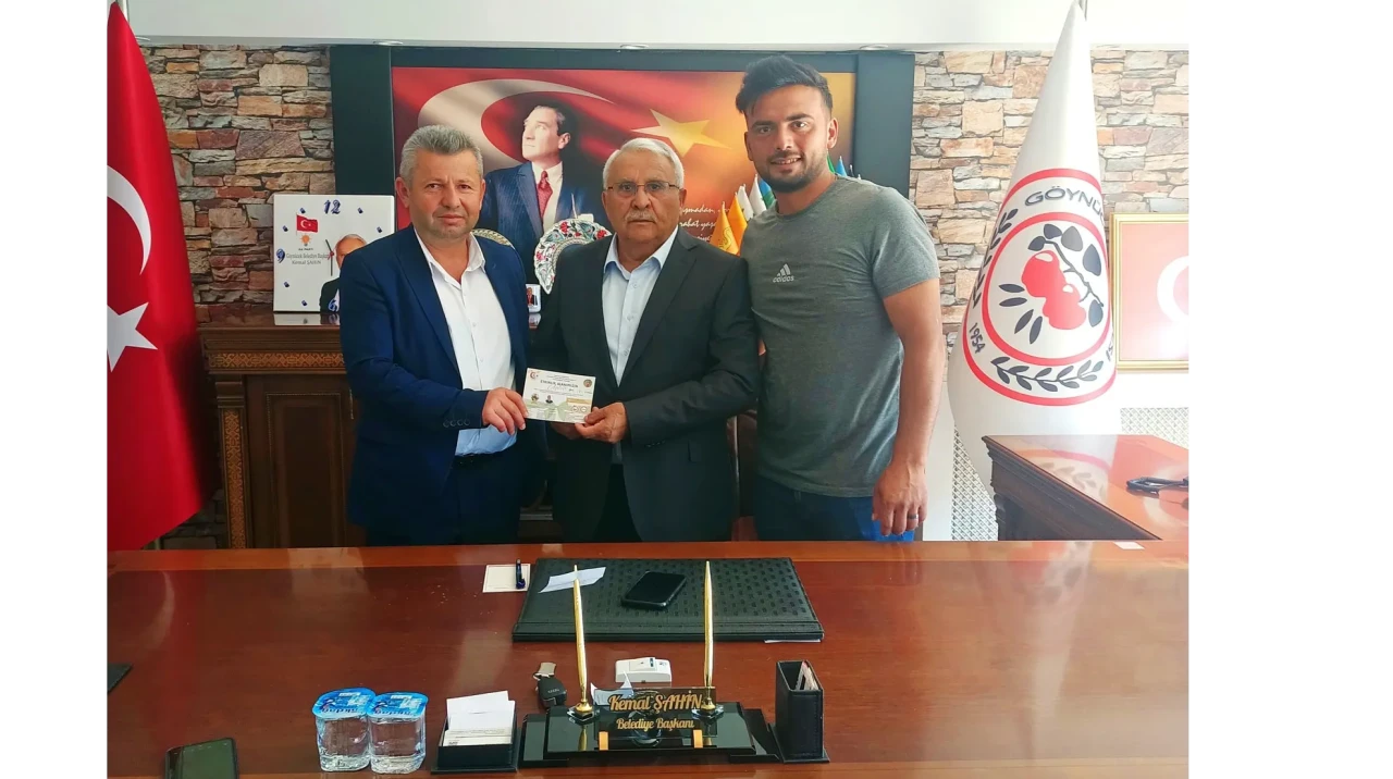 Davutevi Köyü Dernek Başkanı Abdullah Tosun’dan Göynücek Belediye Başkanı Kemal Şahin’e Ziyaret